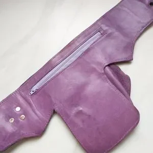 Genuine Leather OOAK Custom Hip Pouch Festival Bags | Genuine Leather Ooak Custom Hip Pouch Festival | Poshmark main image 2